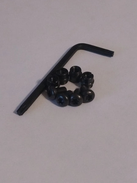 (Bulk) 1911 Grip Screws and Bushings, T15 Torx, Black Oxide